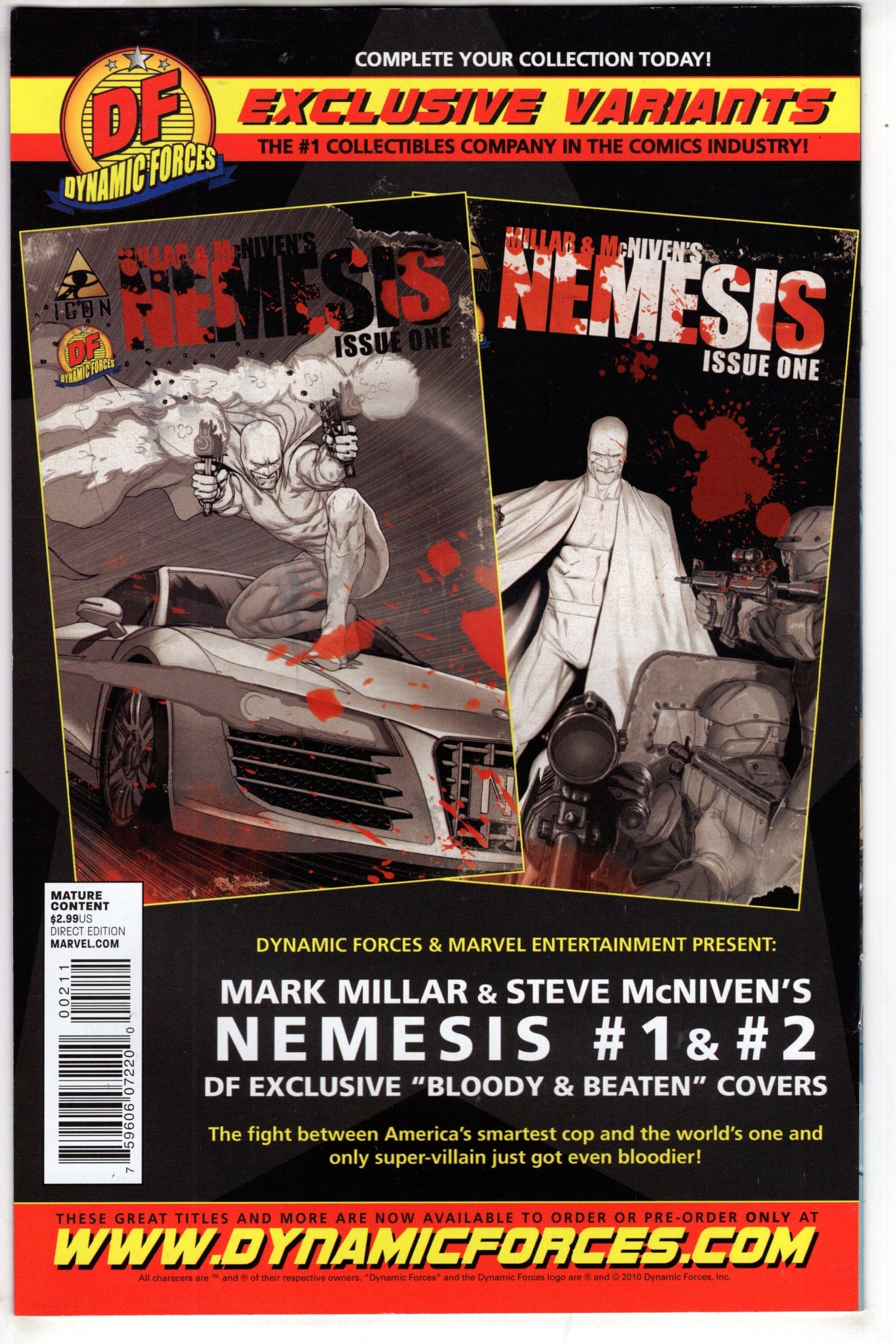 MARVEL COMICS Comics Nemesis #2 (Mature)