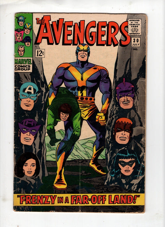 MARVEL COMICS COMICS The Avengers #30 (July 1966) – (G/VG)