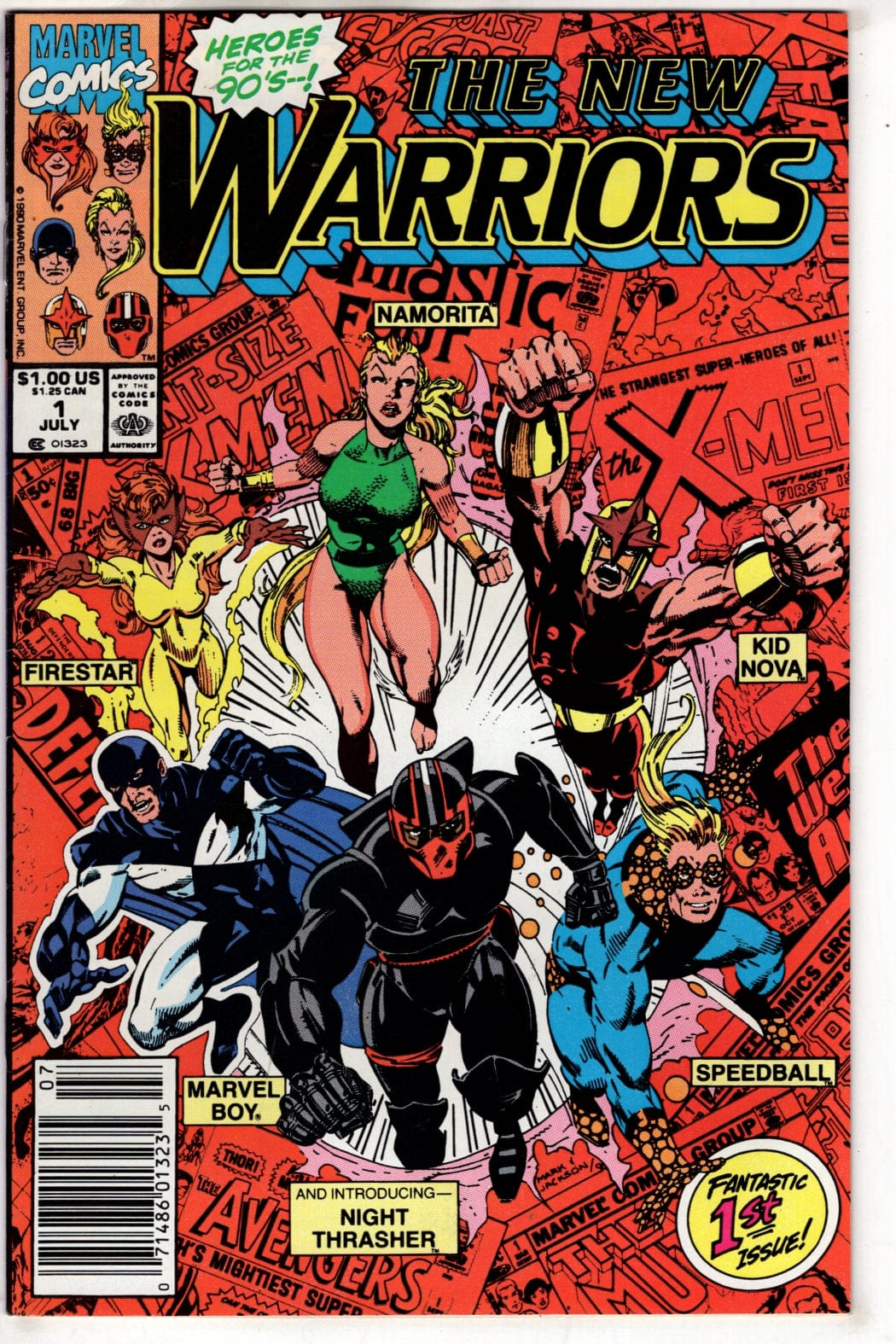 Marvel Comics Comics The New Warriors #1