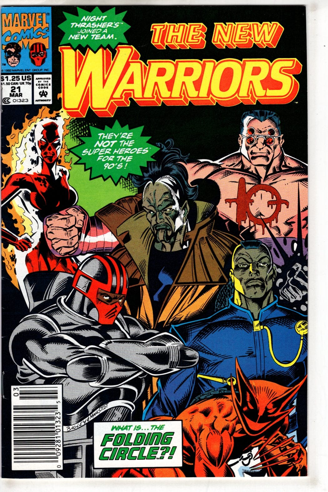 Marvel Comics Comics The New Warriors #21