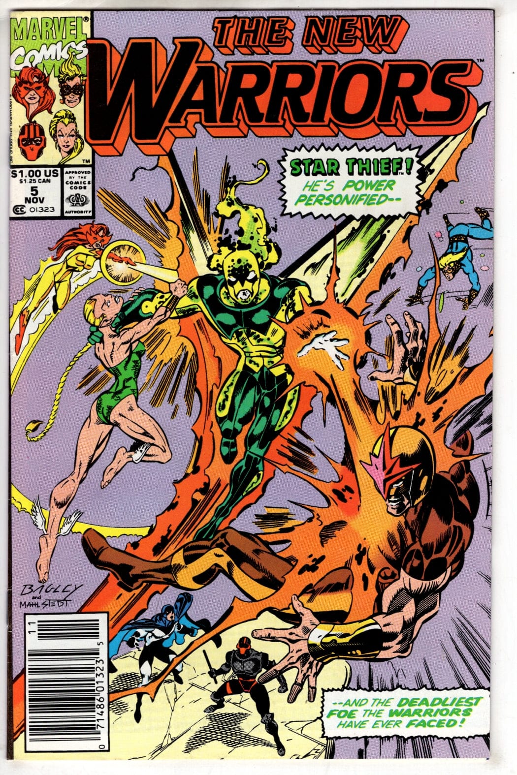 Marvel Comics Comics The New Warriors #5
