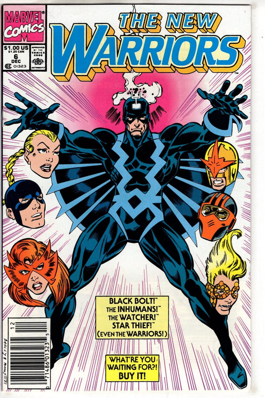 Marvel Comics Comics The New Warriors #6