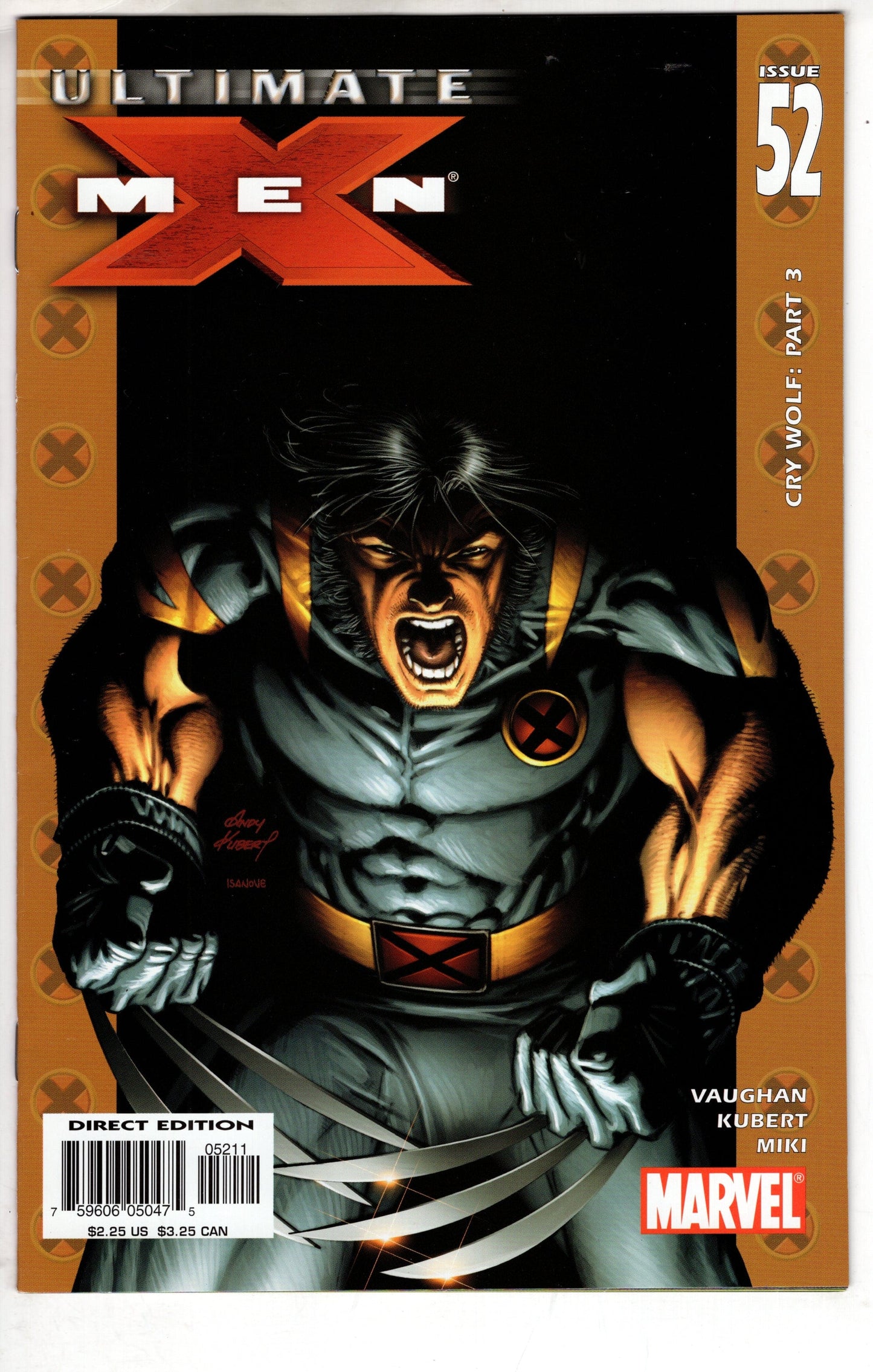 MARVEL COMICS Comics Ultimate X-Men #52