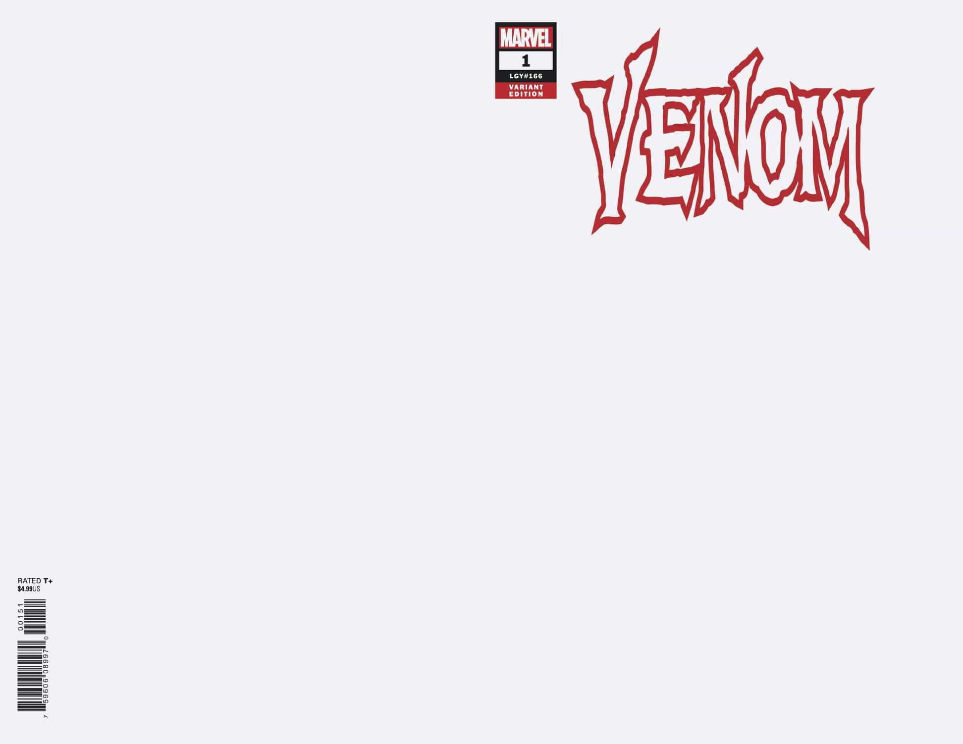 MARVEL COMICS Comics VENOM #1 BLANK VAR