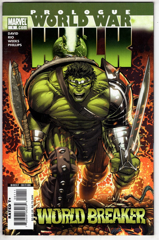 Marvel Comics Comics World War Hulk Prologue World Breaker (2007) #1A