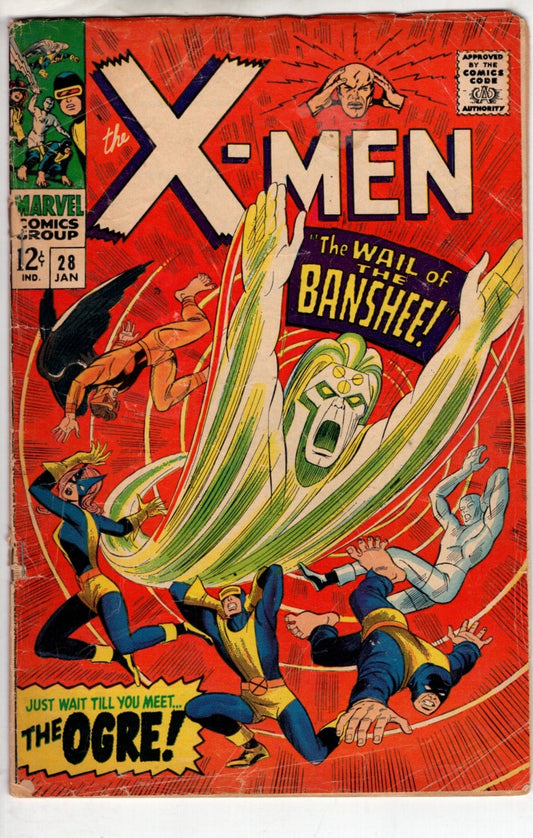 MARVEL COMICS COMICS X-Men #28 (Jan 1967) VG]
