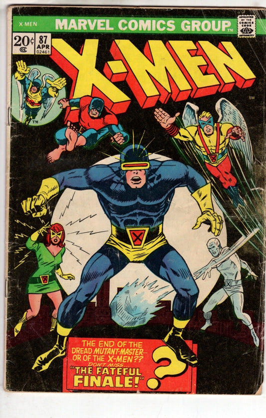 MARVEL COMICS COMICS X-Men #87 (Apr 1974) – Very Good