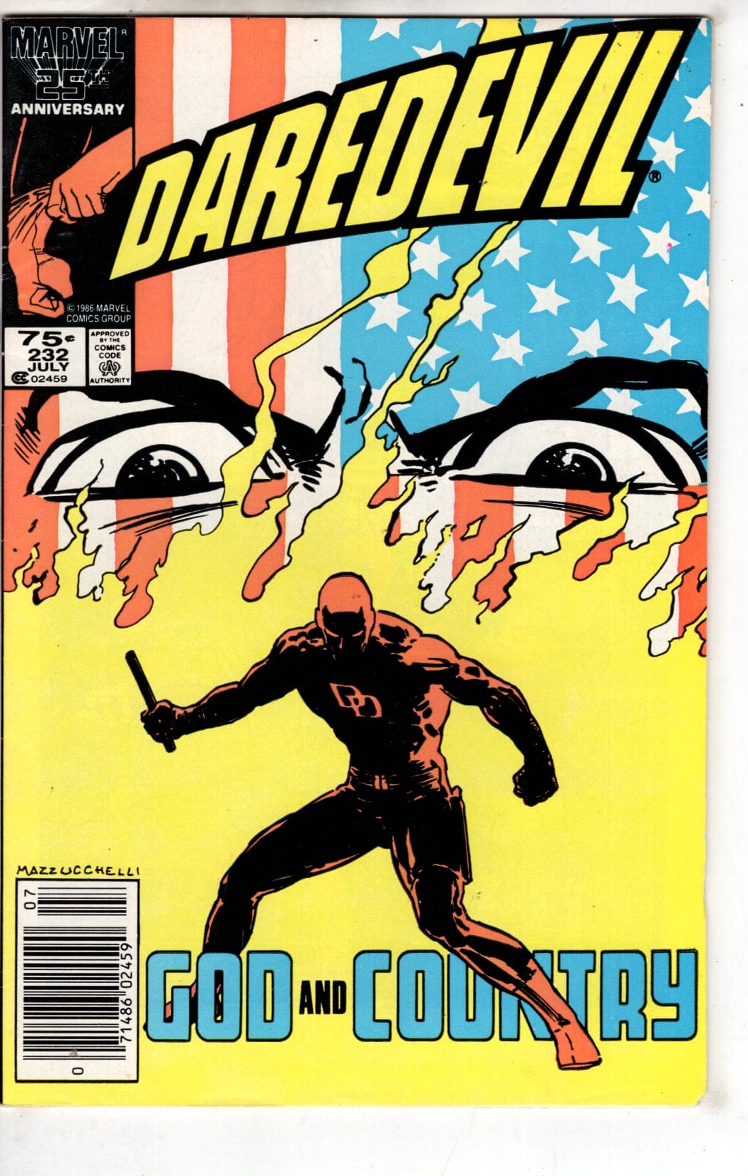 Marvel Comics Daredevil #232 (Newsstand) [VG]