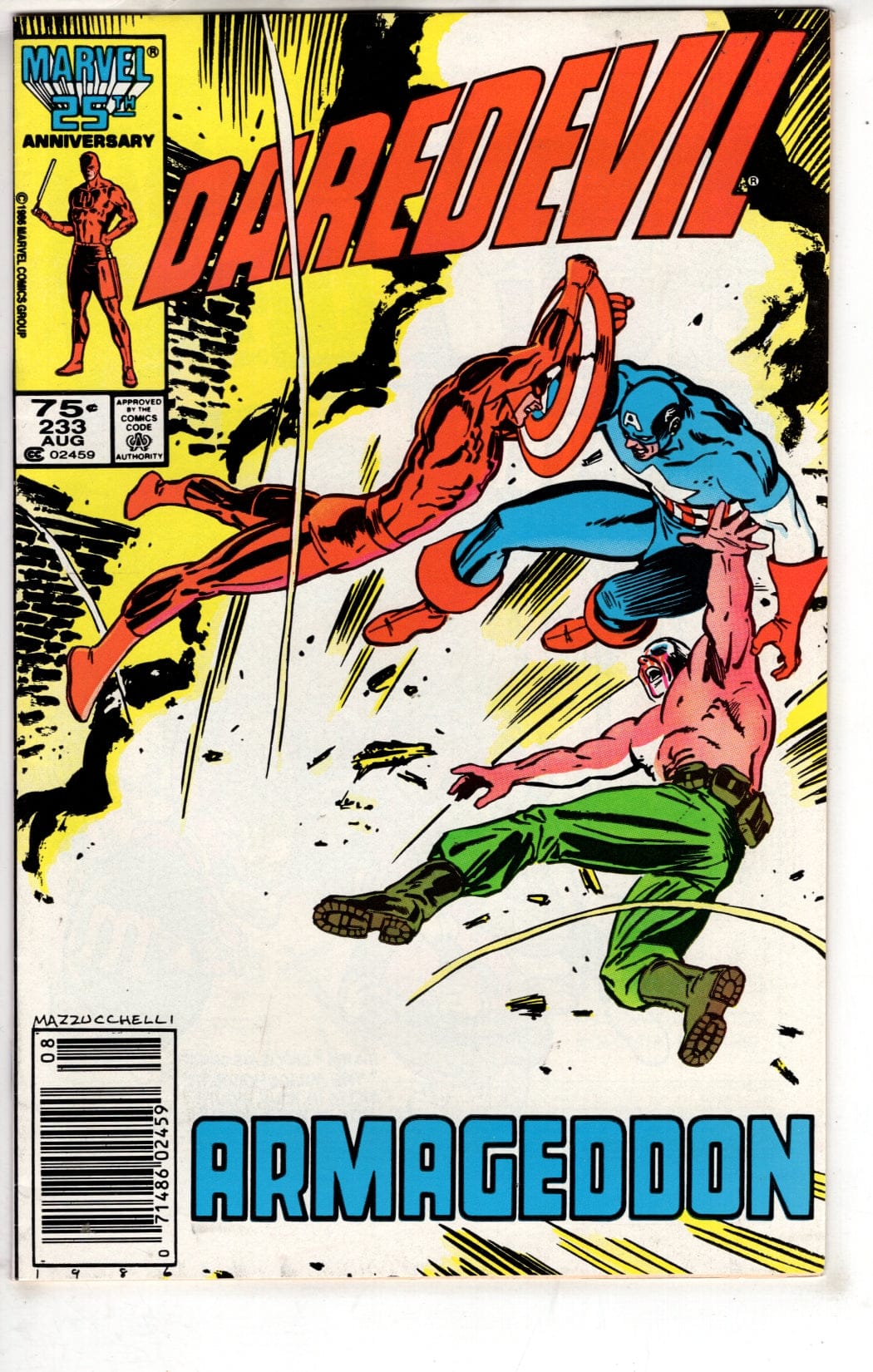 Marvel Comics Daredevil #233 (Newsstand) [FINE]