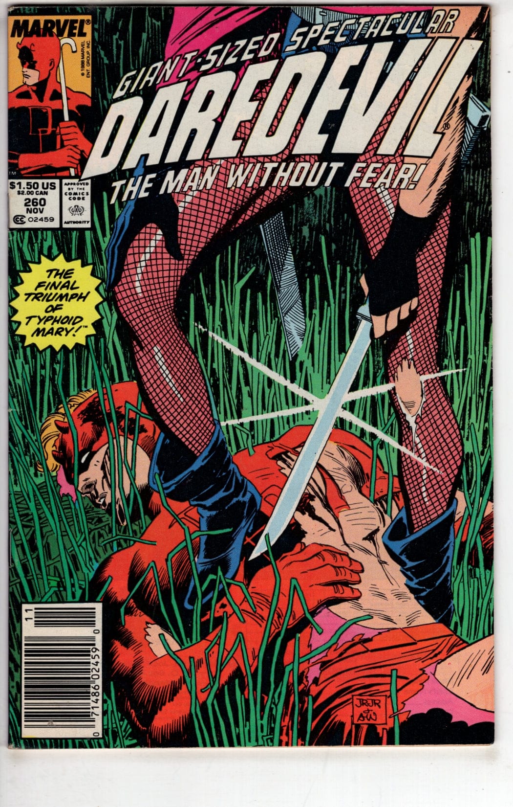 Marvel Comics Daredevil #260 (Newsstand) [FINE]