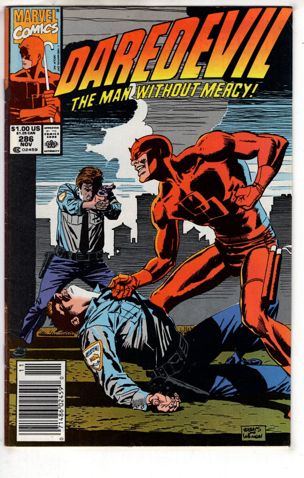Marvel Comics Daredevil #286 (Newsstand) [VG]
