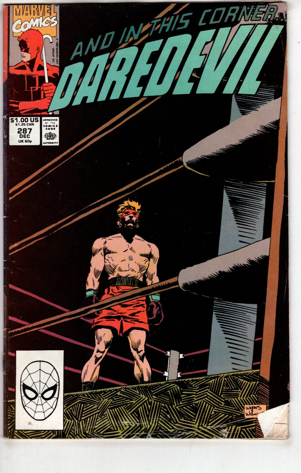 Marvel Comics Daredevil #287 [GOOD]