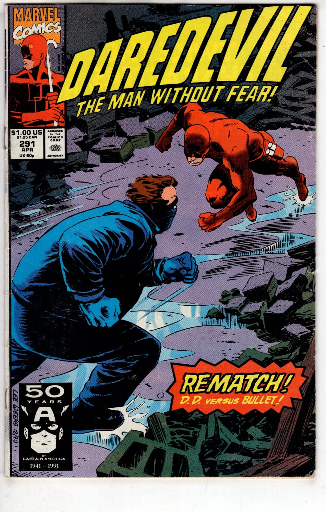 Marvel Comics Daredevil #291 [VG]