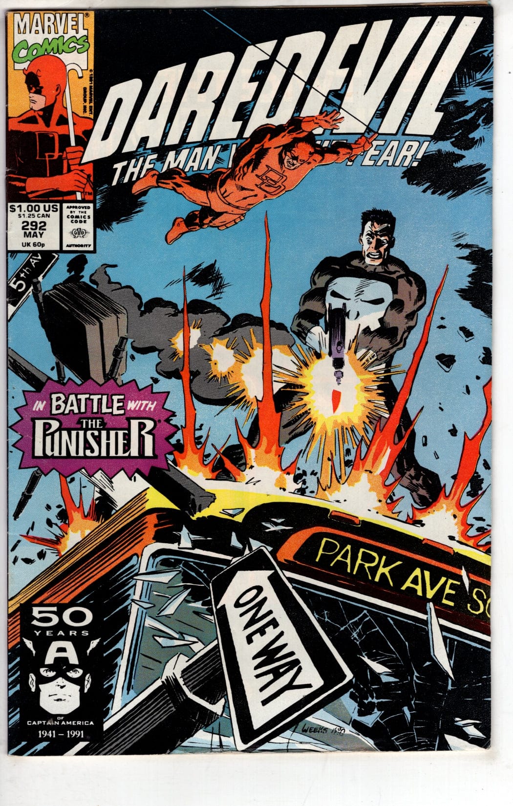 Marvel Comics Daredevil #292 [FINE]