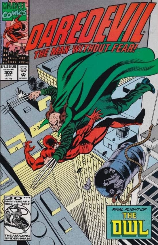 Marvel Comics Daredevil #303 [FINE]