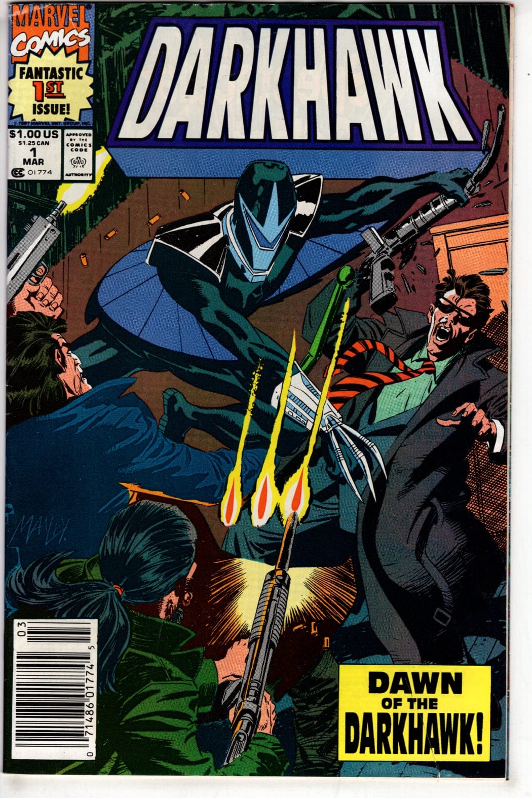 Marvel Comics Darkhawk #1 (Newsstand)