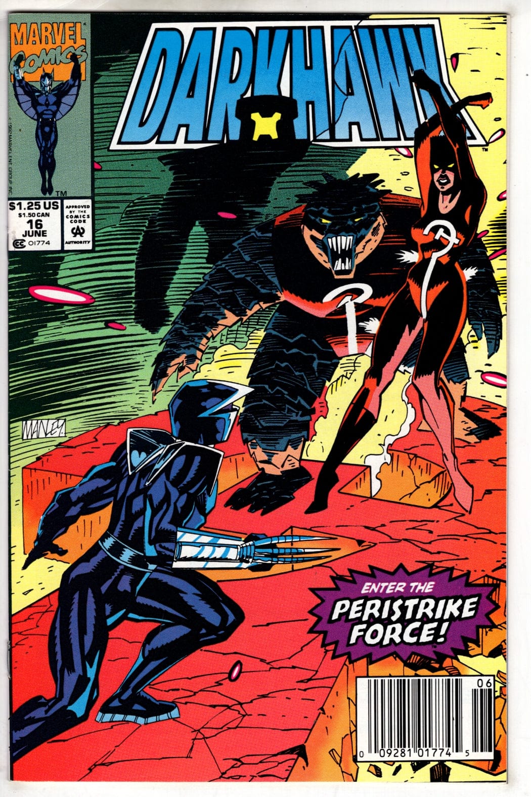 Marvel Comics Darkhawk #16 (Newsstand)