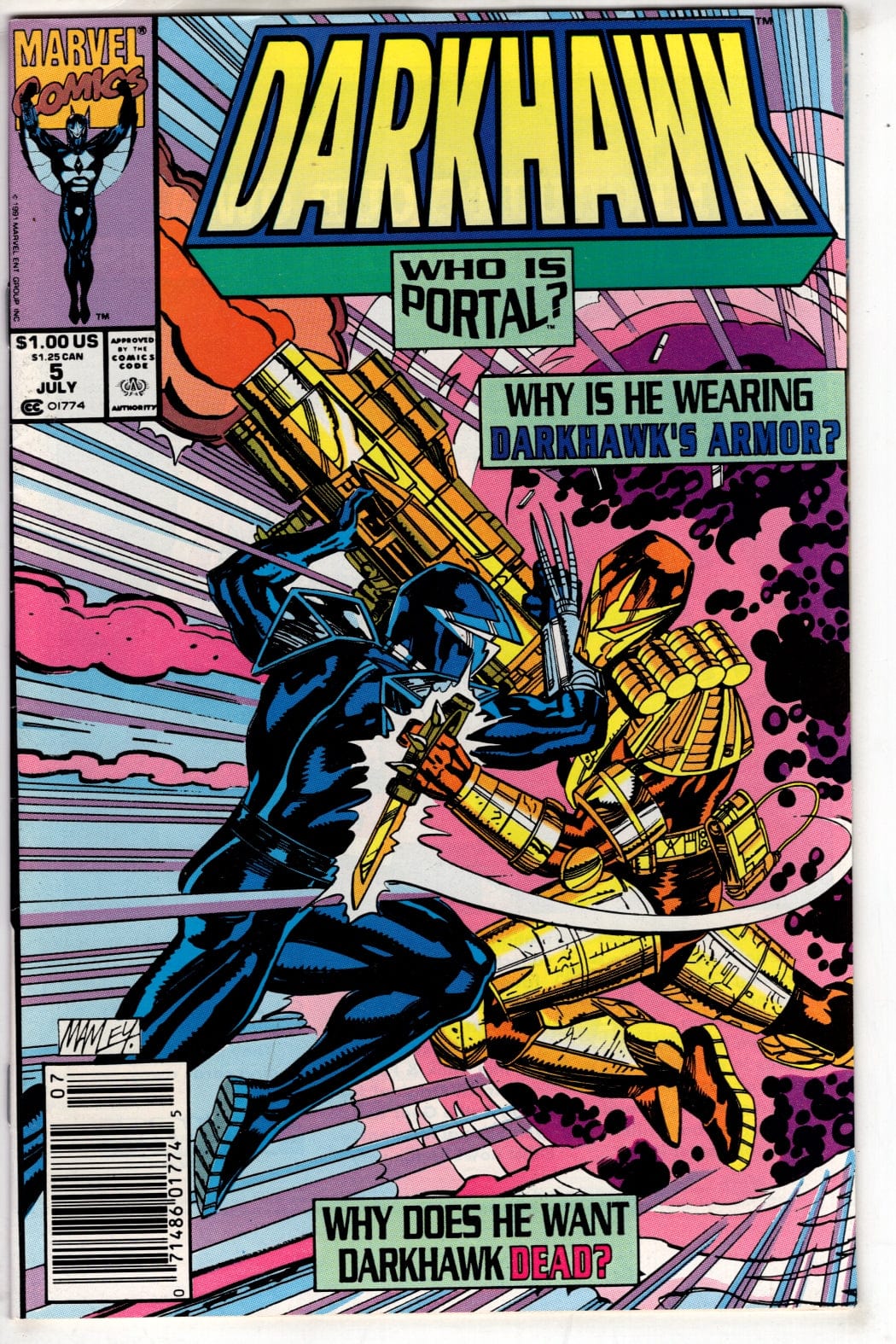 Marvel Comics Darkhawk #5 (Newsstand)
