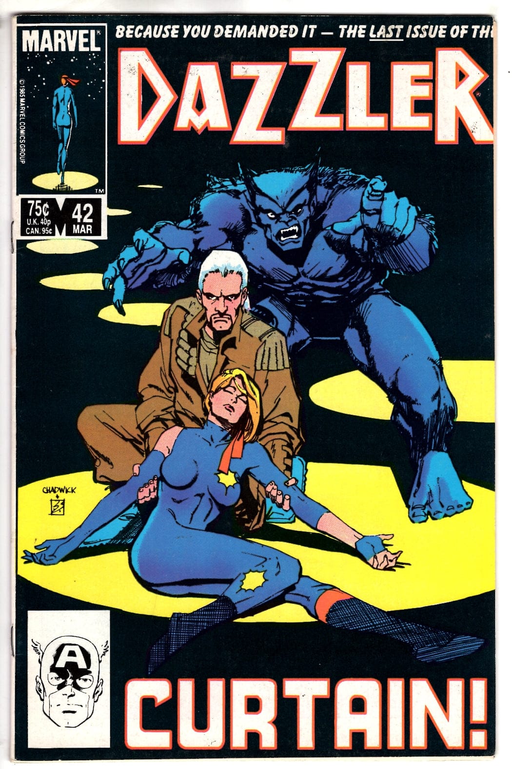 Marvel Comics Dazzler #42 [VG/FN]