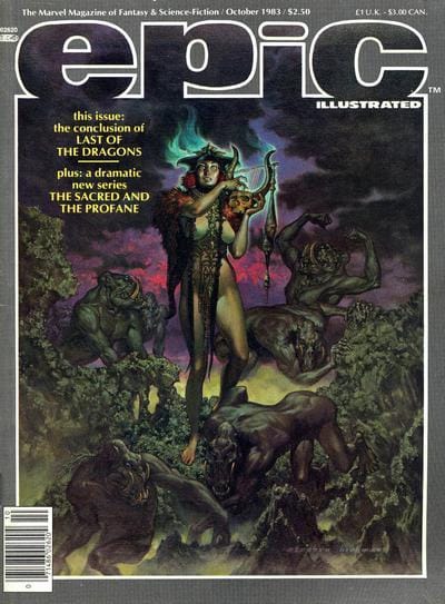 Marvel Comics Epic Illustrated #20 [FN/VF]
