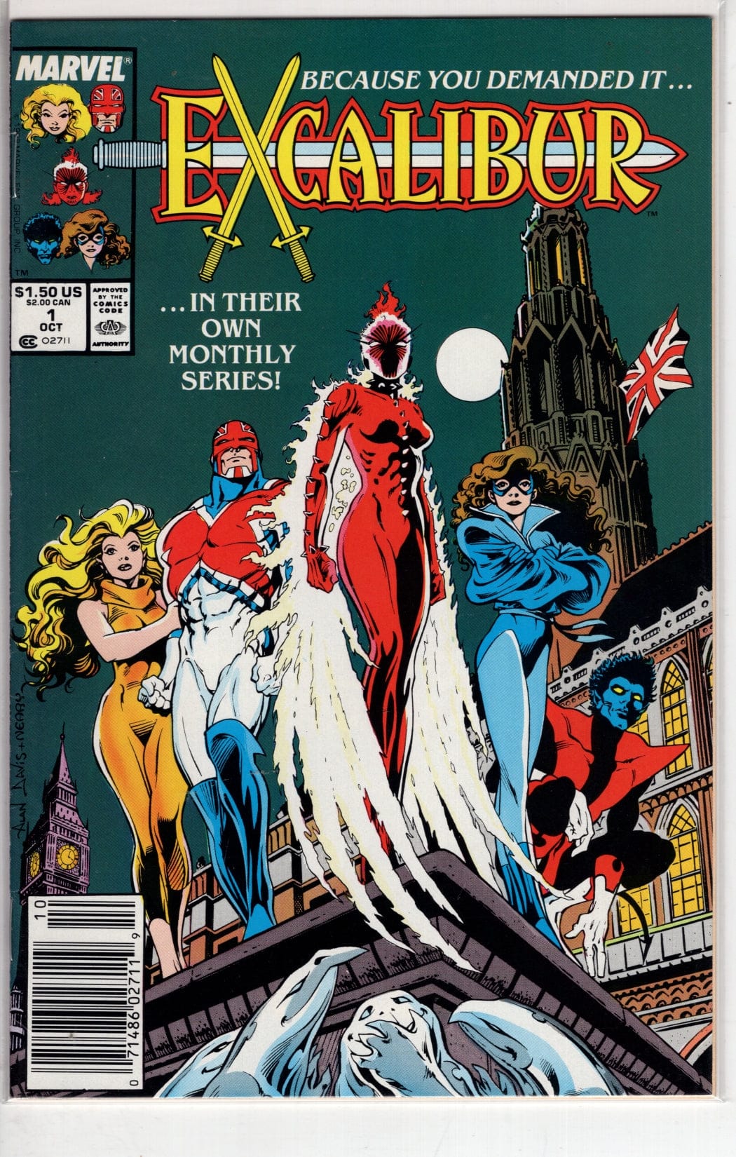 Marvel Comics Excalibur #1 [VG/FN]