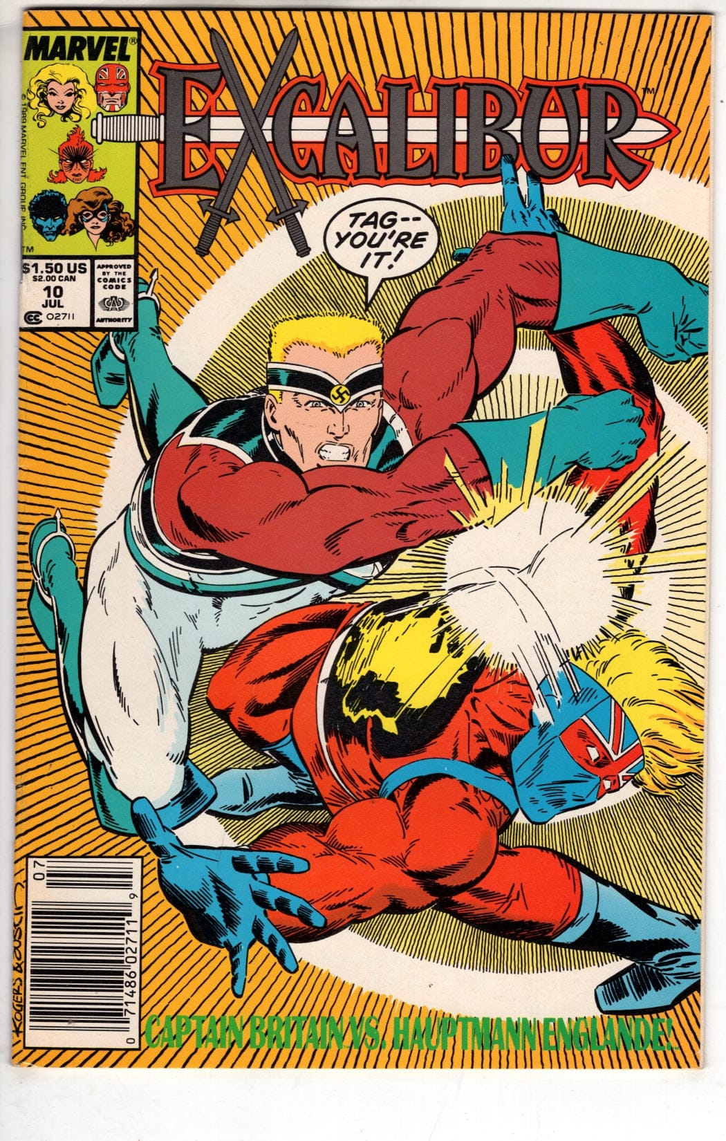Marvel Comics Excalibur #10 [VG/FN]