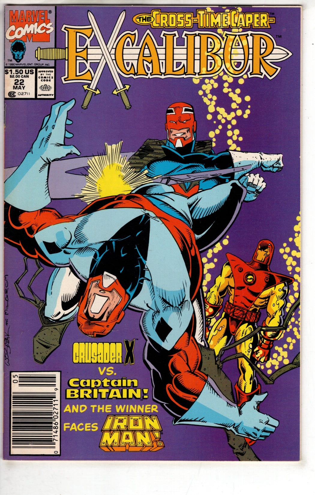 Marvel Comics Excalibur #22 [VG/FN]