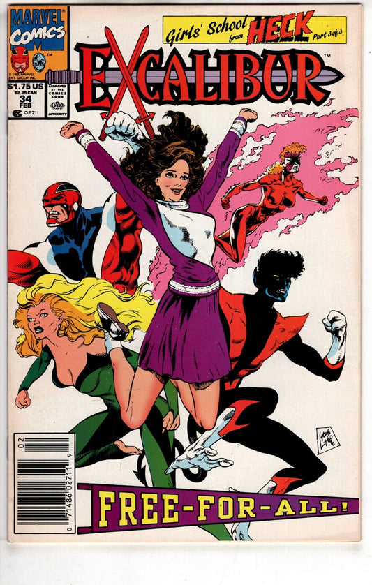 Marvel Comics Excalibur #34 [VG/FN]