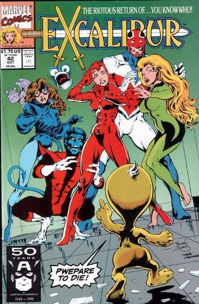 Marvel Comics Excalibur #42 [VG/FN]