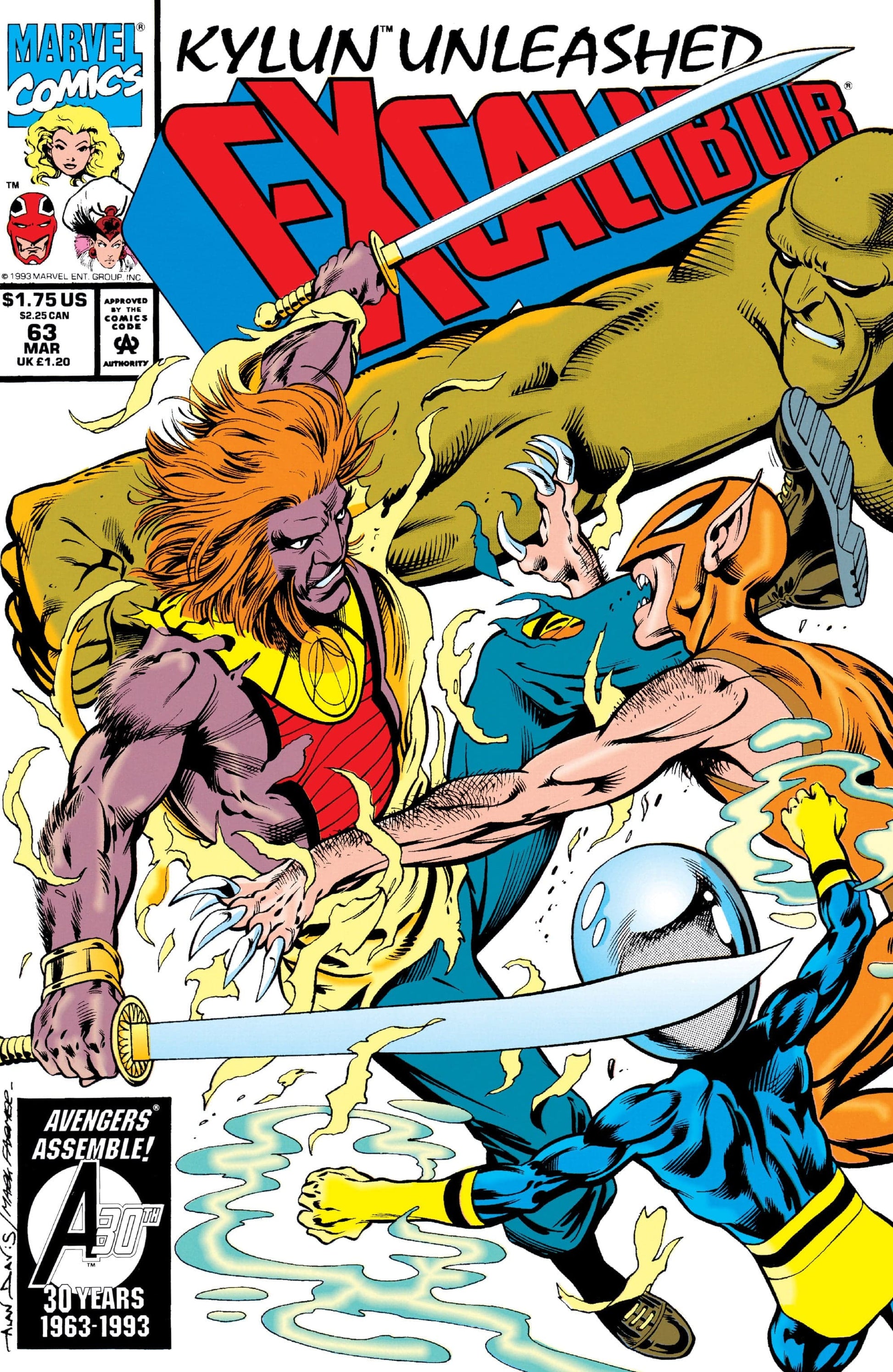 Marvel Comics Excalibur #63 [VG/FN]