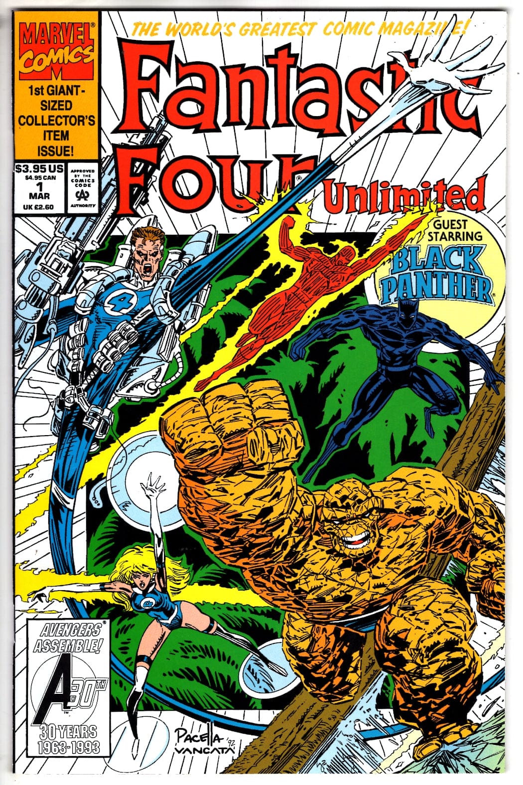 Marvel Comics Fantastic Four Unlimited #1 [VF]