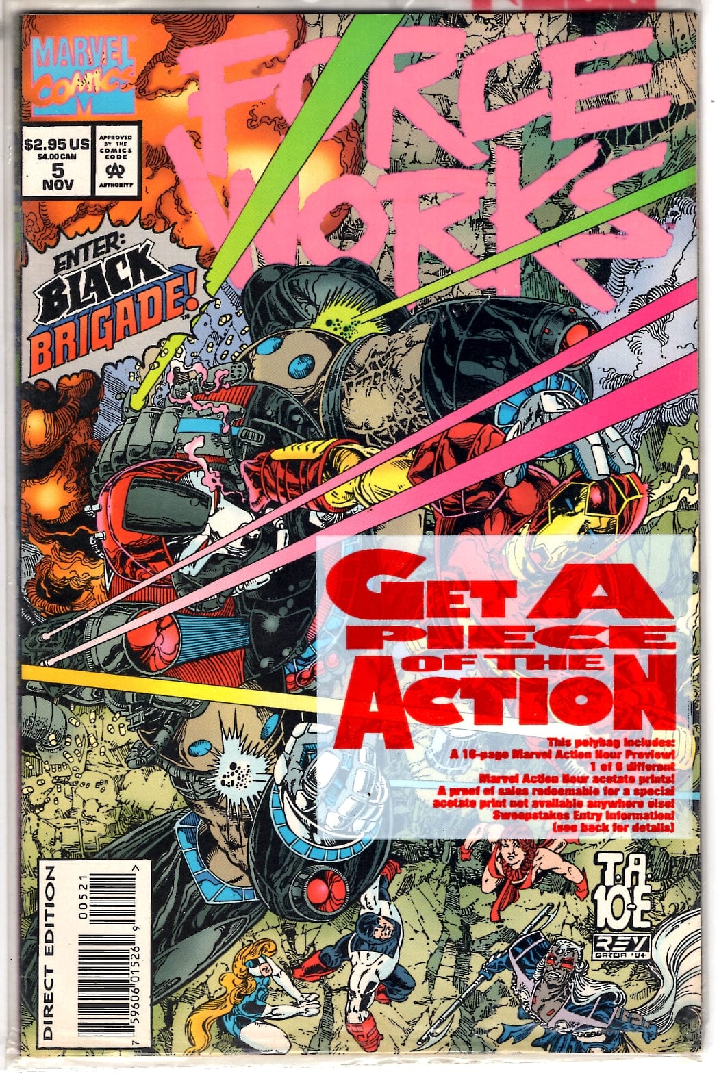Marvel Comics Force Works #5 [FINE]