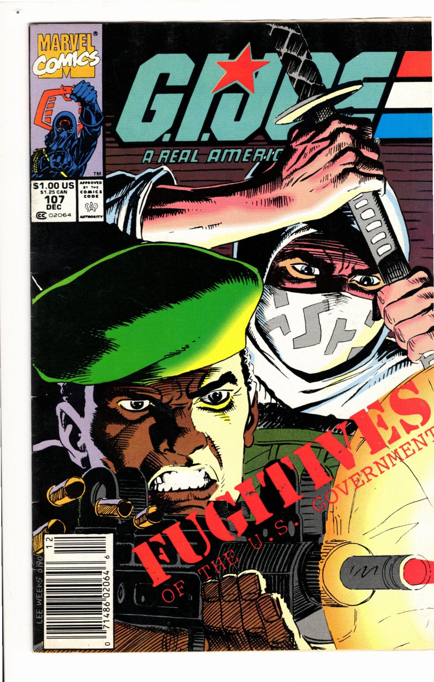 Marvel Comics G.I. Joe: A Real American Hero #107 [GOOD]