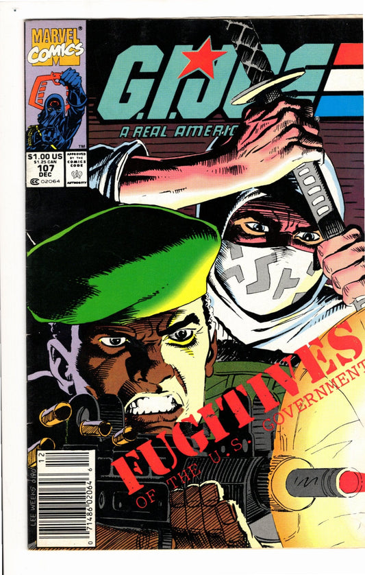 Marvel Comics G.I. Joe: A Real American Hero #107 [GOOD]
