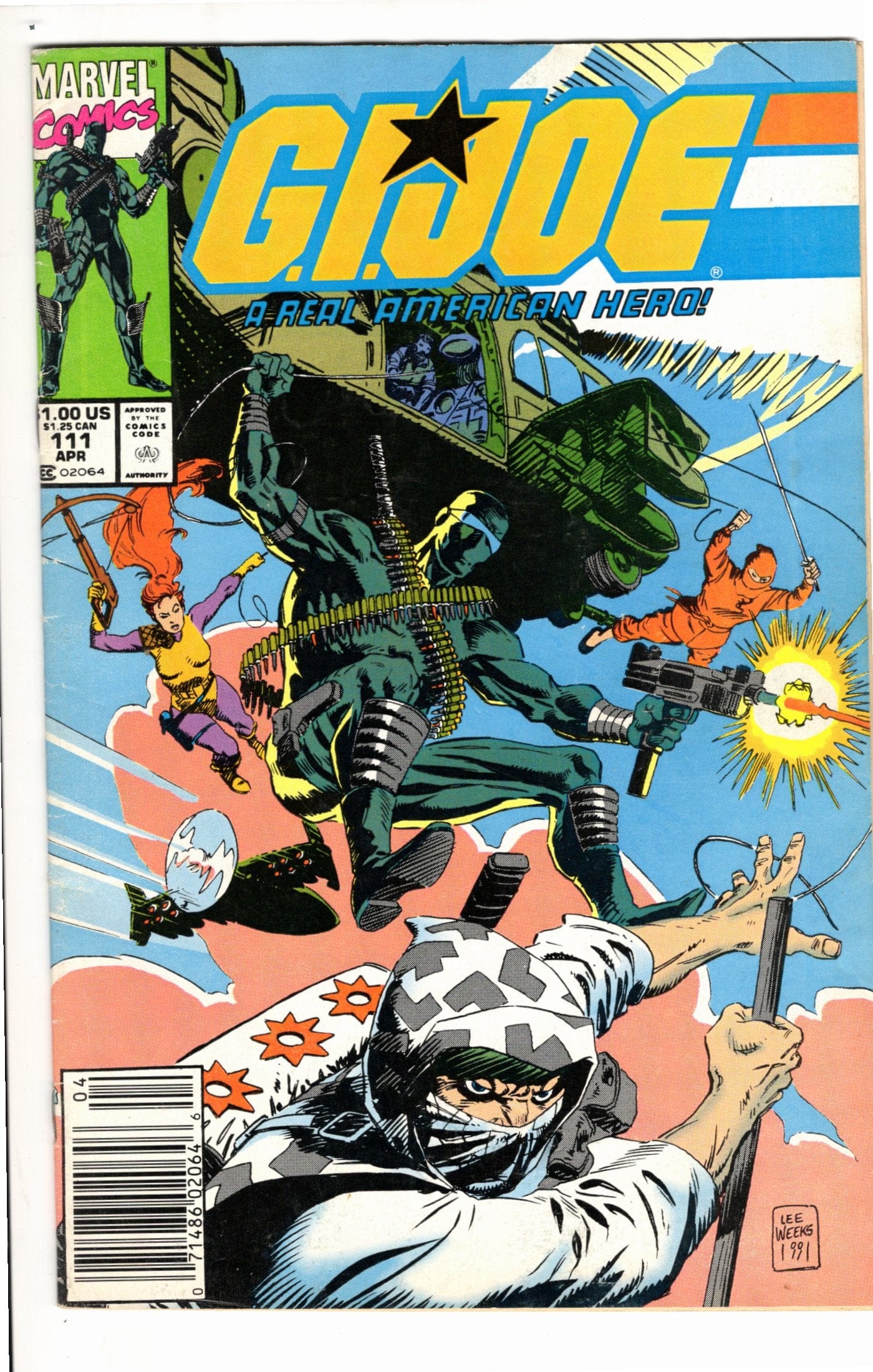 Marvel Comics G.I. Joe: A Real American Hero #111 [GOOD]