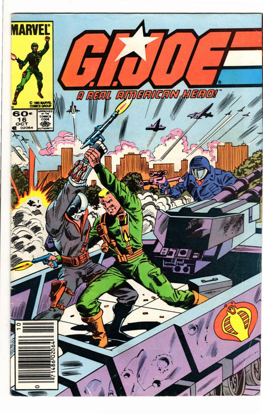 Marvel Comics G.I. Joe: A Real American Hero #16 [GOOD]