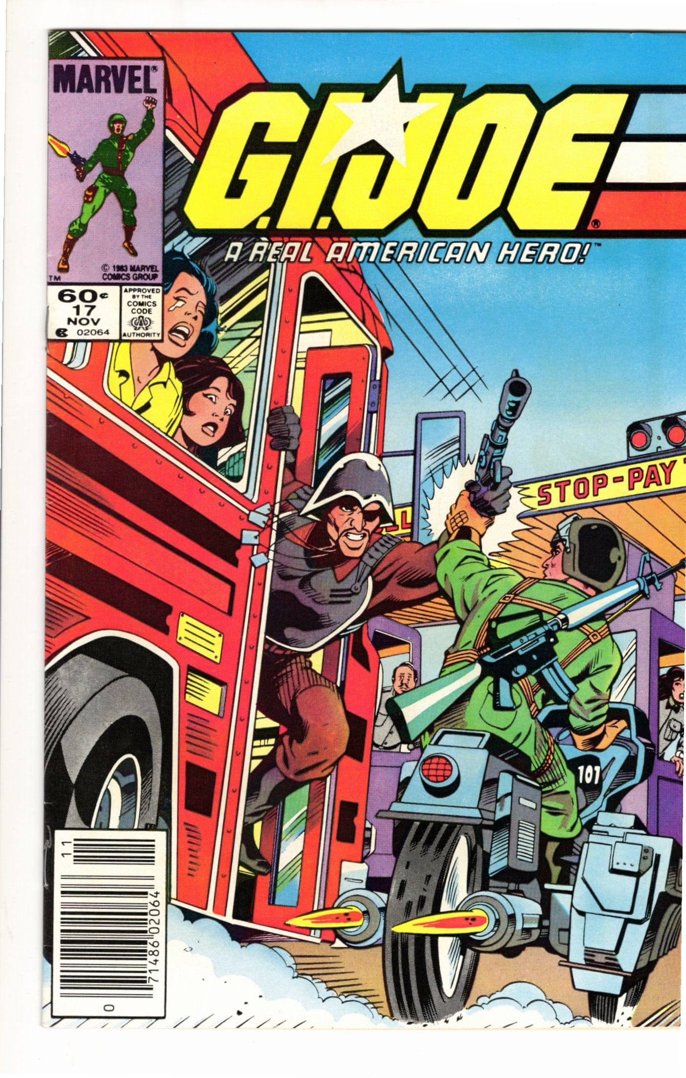 Marvel Comics G.I. Joe: A Real American Hero #17 [GOOD]