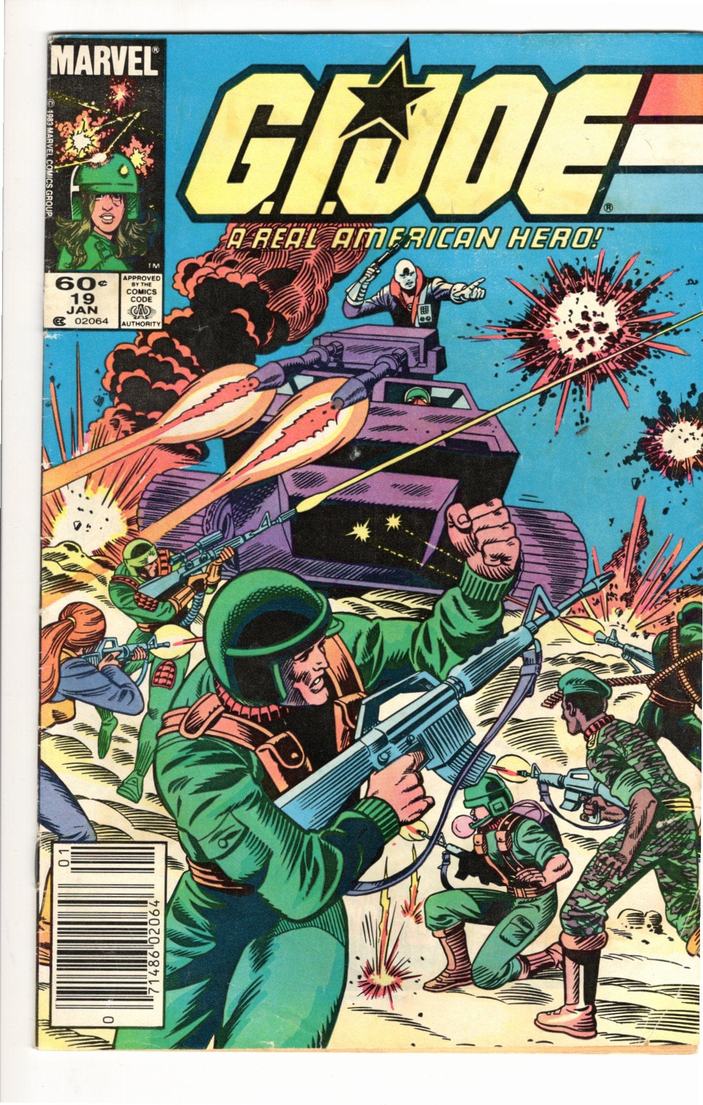 Marvel Comics G.I. Joe: A Real American Hero #19 [GOOD]