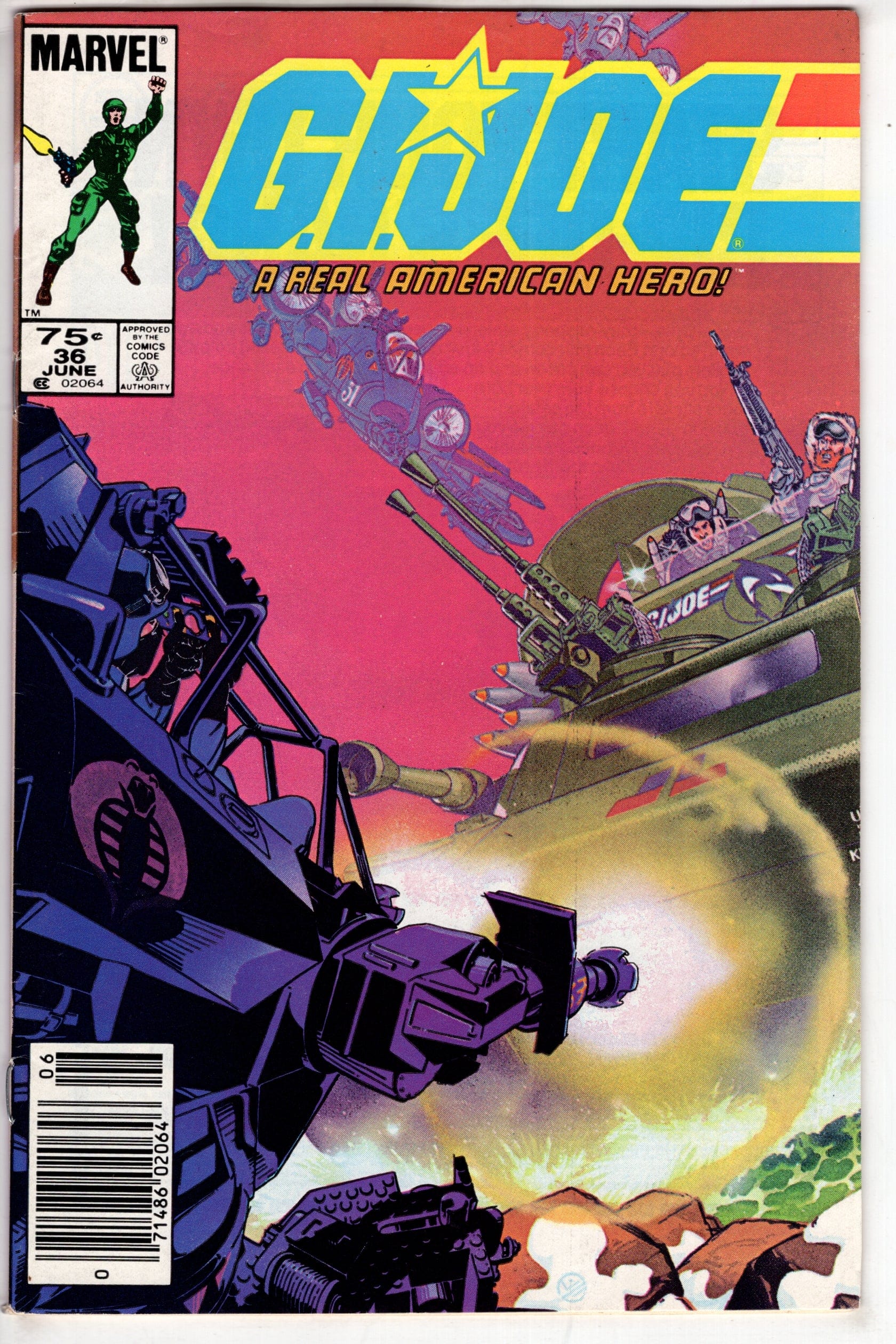 MARVEL COMICS G.I. Joe, A Real American Hero (1982 series) #36