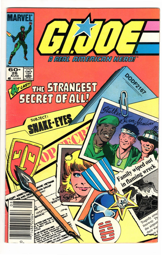Marvel Comics G.I. Joe: A Real American Hero #26 [GOOD]
