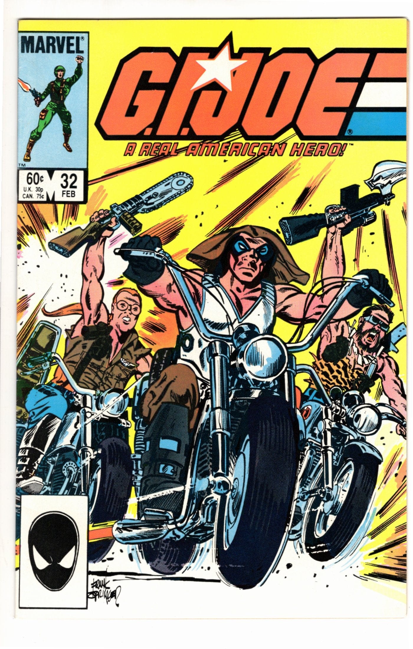 Marvel Comics G.I. Joe: A Real American Hero #32 [GOOD]