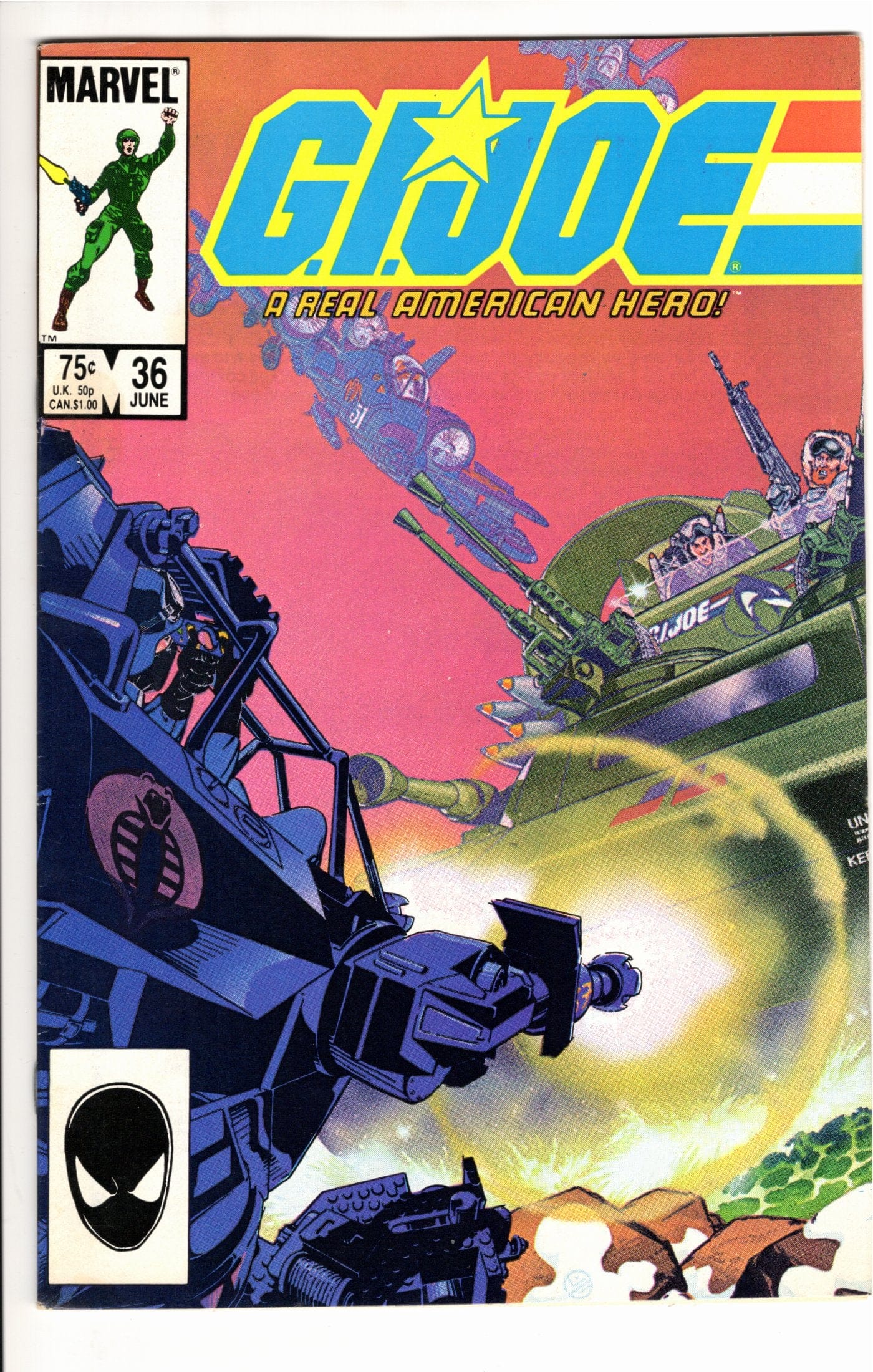Marvel Comics G.I. Joe: A Real American Hero #36 [GOOD]
