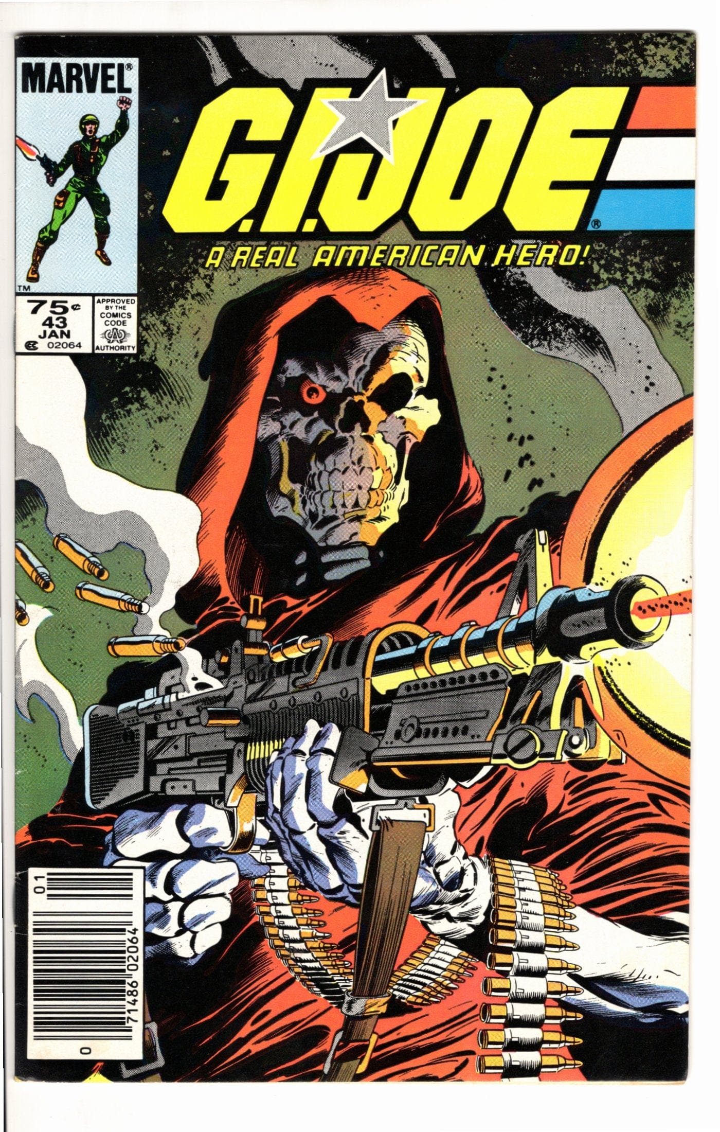Marvel Comics G.I. Joe: A Real American Hero #43 [GOOD]