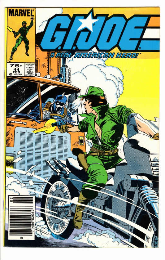 Marvel Comics G.I. Joe: A Real American Hero #44 [GOOD]