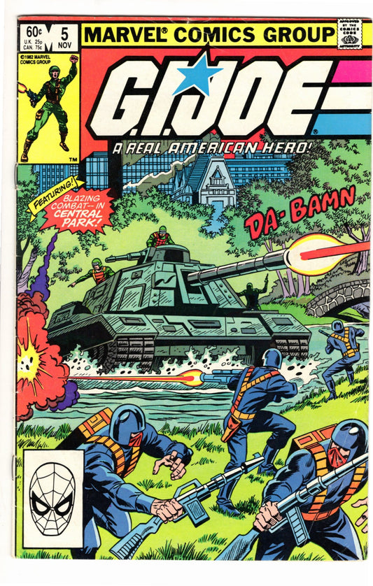 Marvel Comics G.I. Joe: A Real American Hero #5 [GOOD]