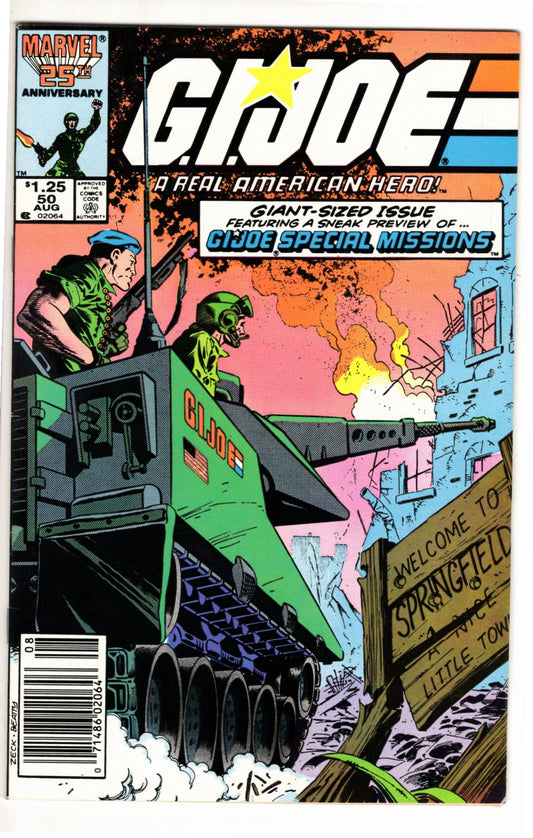 Marvel Comics G.I. Joe: A Real American Hero #50 [GOOD]