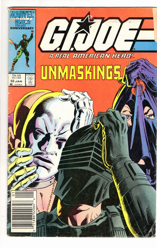 Marvel Comics G.I. Joe: A Real American Hero #55 [poor]