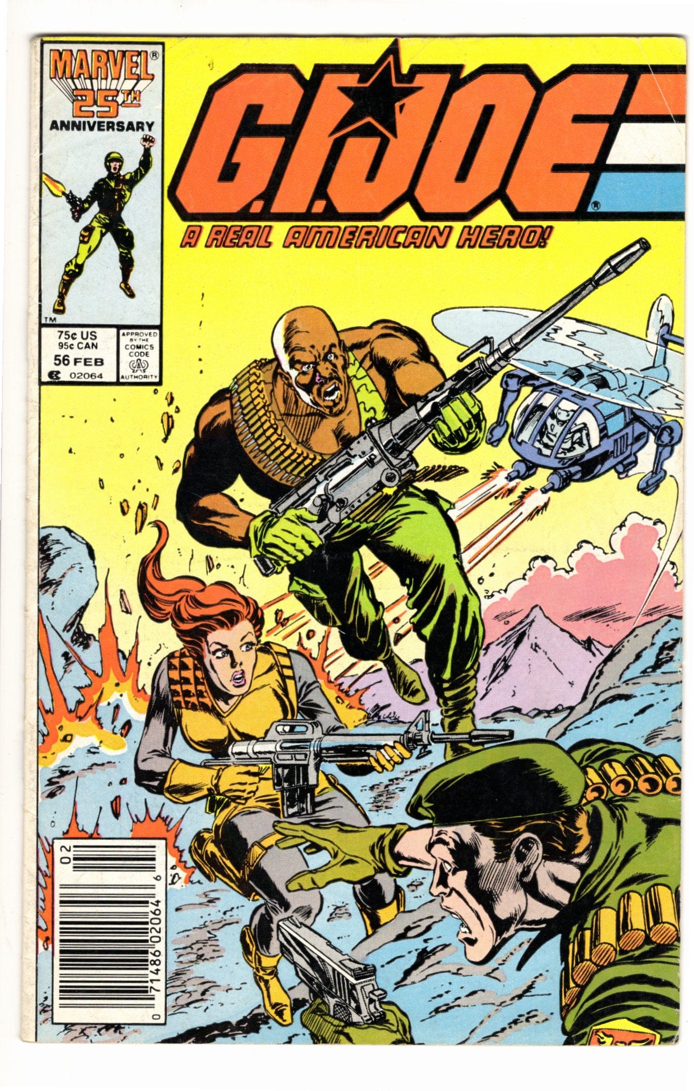 Marvel Comics G.I. Joe: A Real American Hero #56 [GOOD]
