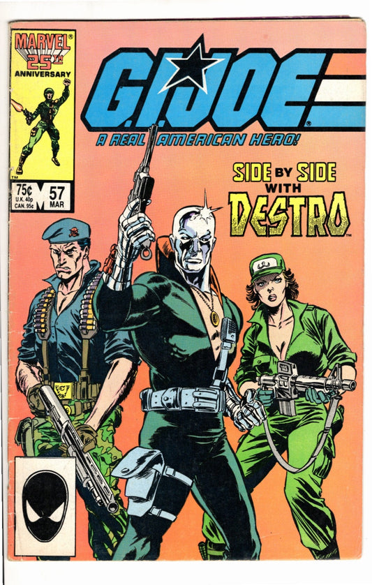 Marvel Comics G.I. Joe: A Real American Hero #57 [GOOD]