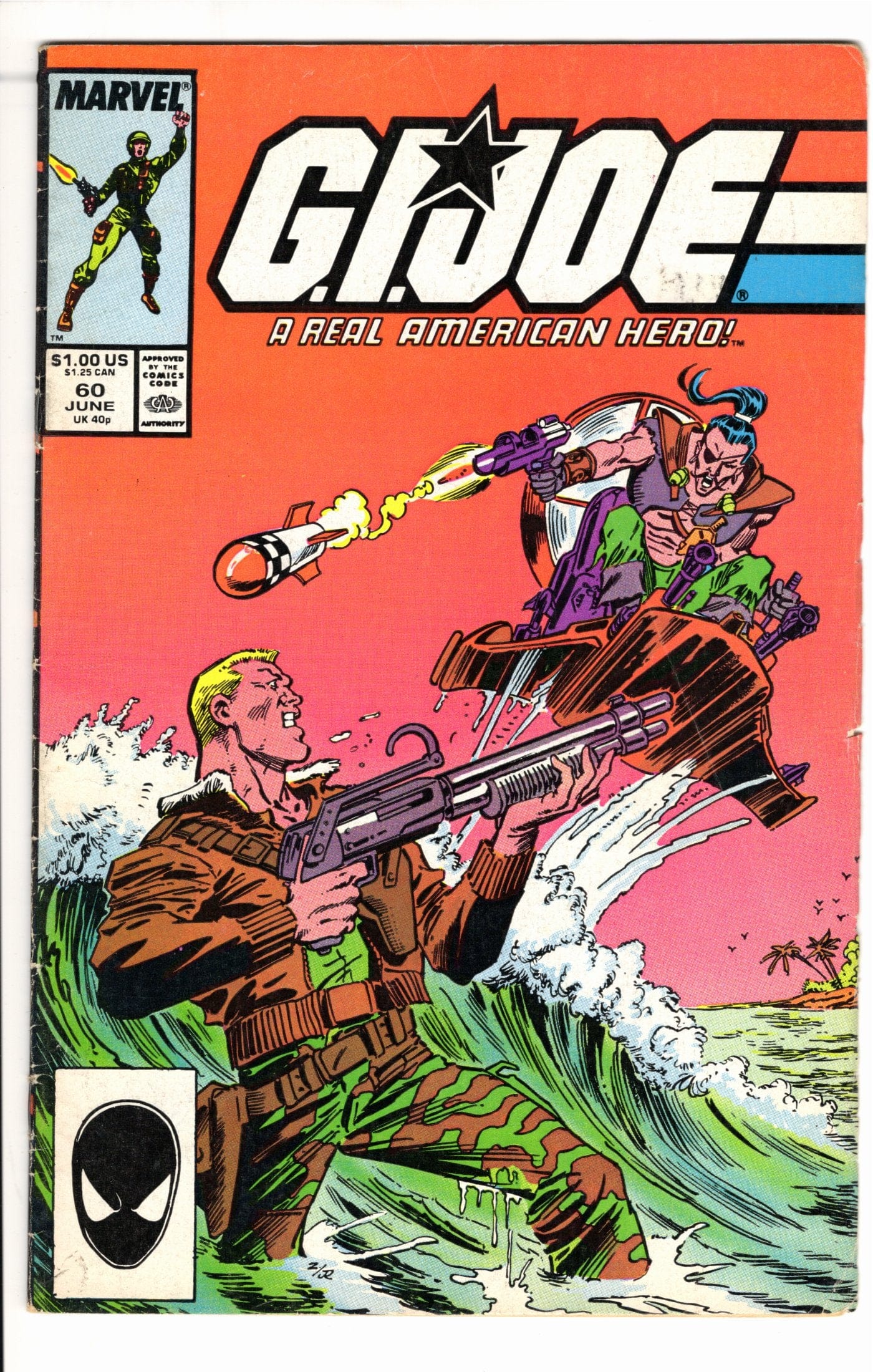 Marvel Comics G.I. Joe: A Real American Hero #60 [GOOD]